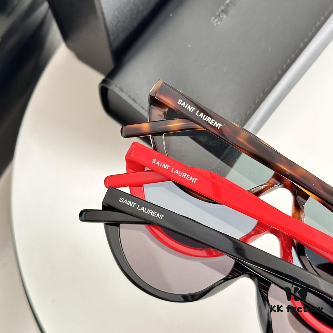 6931ac19ccd8ab3d7afa06bb Authentic New Arrival: SAINT LAURENT YSL SL563 Cat-Eye Sunglasses Recommended for Square and Round Face Shapes