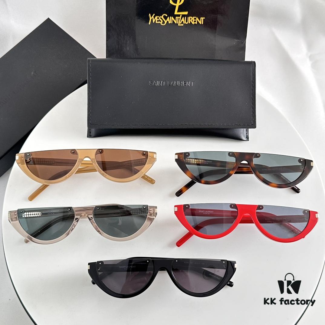 6931ac19ccd8ab3d7afa06bd Authentic New Arrival: SAINT LAURENT YSL SL563 Cat-Eye Sunglasses Recommended for Square and Round Face Shapes