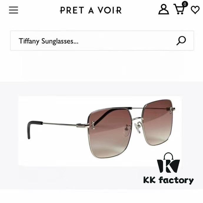 6931ac1dccd8ab3d7afa06f2 Authentic SAINT LAURENT SL314 Size 58□18-140 YSL High-Quality Metal Square Fashion Sunglasses