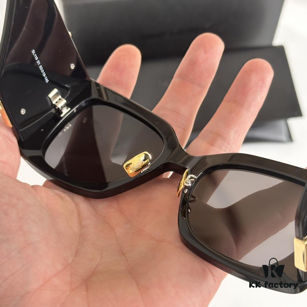 6931ac1eccd8ab3d7afa0708 Factory Price (With Nose Pads) Version, In Stock, Fast Shipping, Saint Laurent SL M119F Sunglasses