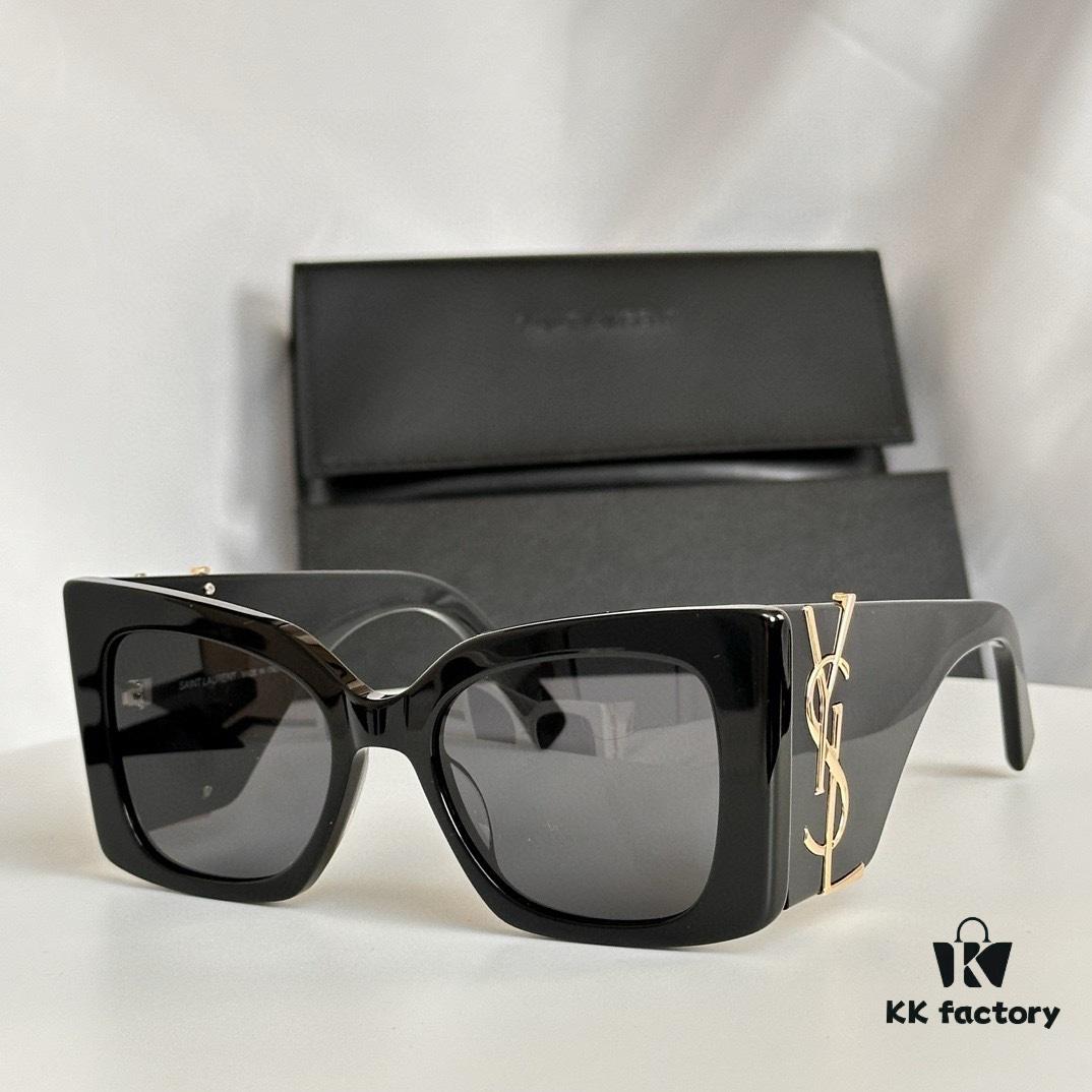 6931ac1eccd8ab3d7afa070d Factory Price No Nose Pad Version In Stock Ready to Ship Saint Laurent SL M119F Sunglasses Asian Fit