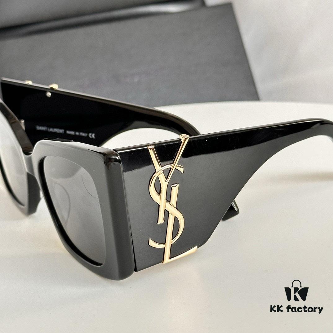 6931ac1eccd8ab3d7afa070f Factory Price No Nose Pad Version In Stock Ready to Ship Saint Laurent SL M119F Sunglasses Asian Fit