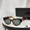 6931ac20ccd8ab3d7afa0723 SAINT LAURENT Saint Laurent SL M94 Size: 53□20-145 YSL Letter Temple High-Quality Irregular Acetate Retro Cat-Eye Fashion Sunglasses