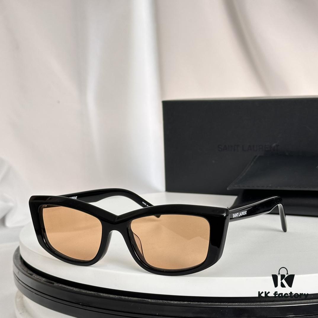 6931ac24ccd8ab3d7afa0761 SAINT LAURENT YSL SL 658 Small Frame Sunglasses Highly Sought After in European and American Markets and in the Ins Communities