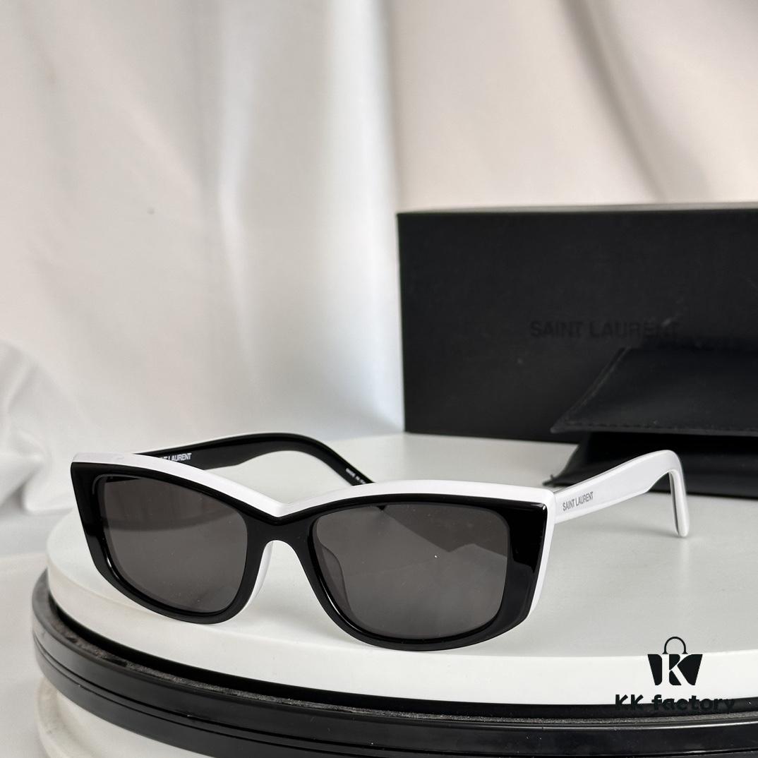 6931ac24ccd8ab3d7afa0762 SAINT LAURENT YSL SL 658 Small Frame Sunglasses Highly Sought After in European and American Markets and in the Ins Communities