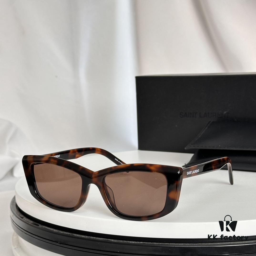6931ac24ccd8ab3d7afa0764 SAINT LAURENT YSL SL 658 Small Frame Sunglasses Highly Sought After in European and American Markets and in the Ins Communities
