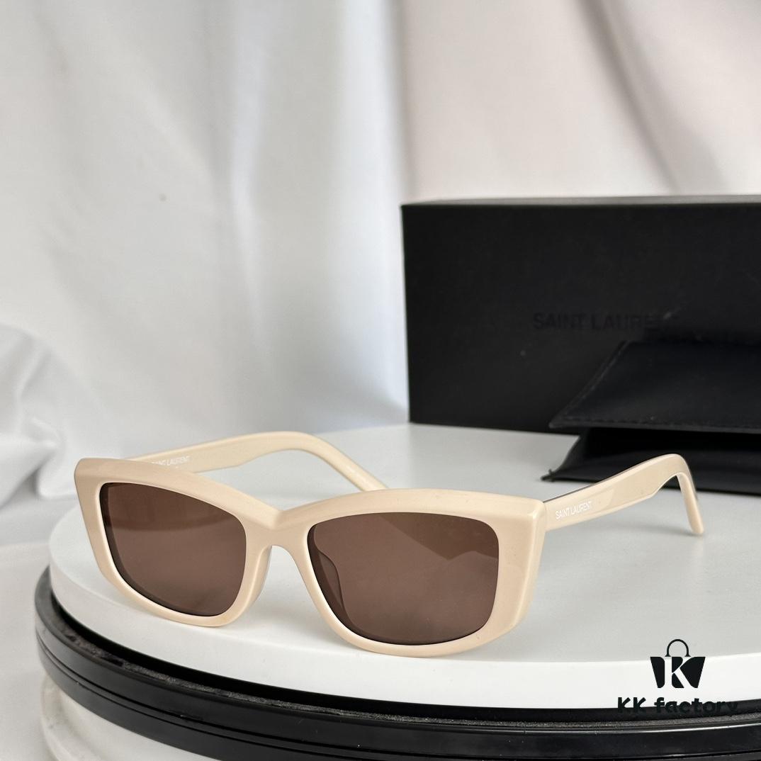 6931ac24ccd8ab3d7afa0765 SAINT LAURENT YSL SL 658 Small Frame Sunglasses Highly Sought After in European and American Markets and in the Ins Communities