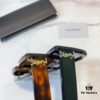 6931ac25ccd8ab3d7afa0778 SAINT LAURENT SL99/F Sunglasses with Deep Beveled Design and YSL Gold Logo