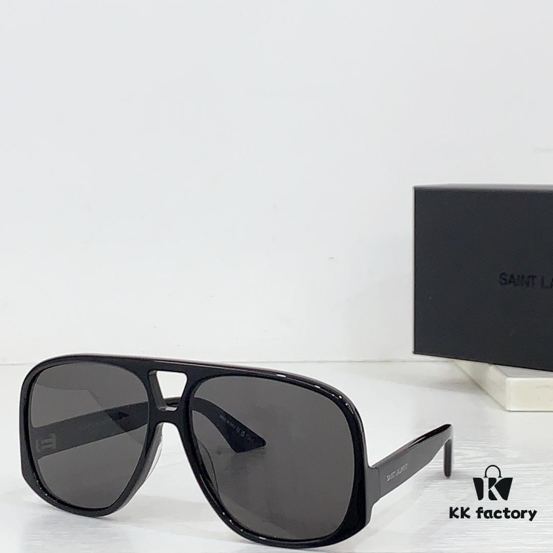 6931ac27ccd8ab3d7afa0798 SAINT LAURENT SL 652 SOLACE Double Bridge Sunglasses with Low Temple Design