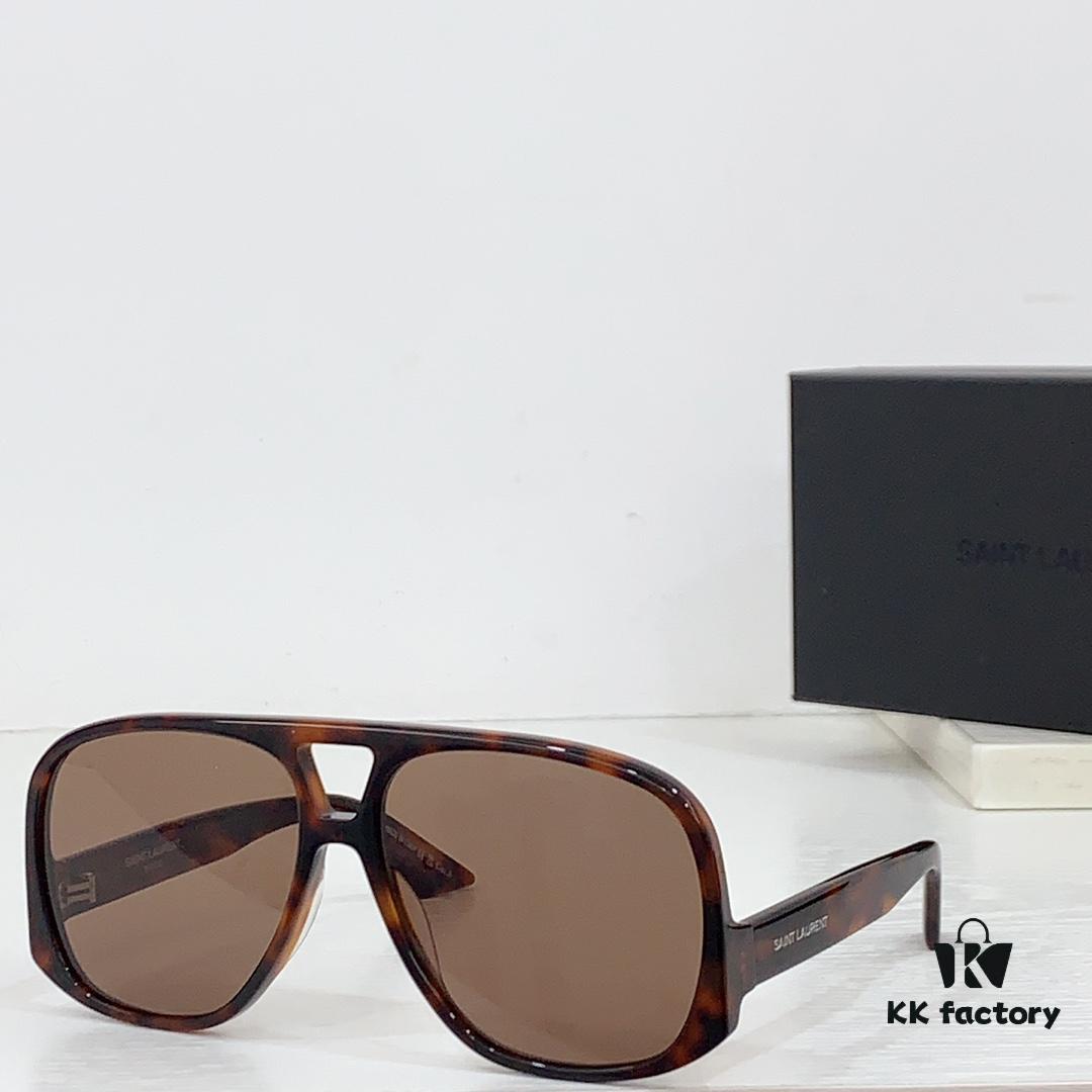 6931ac27ccd8ab3d7afa0799 SAINT LAURENT SL 652 SOLACE Double Bridge Sunglasses with Low Temple Design