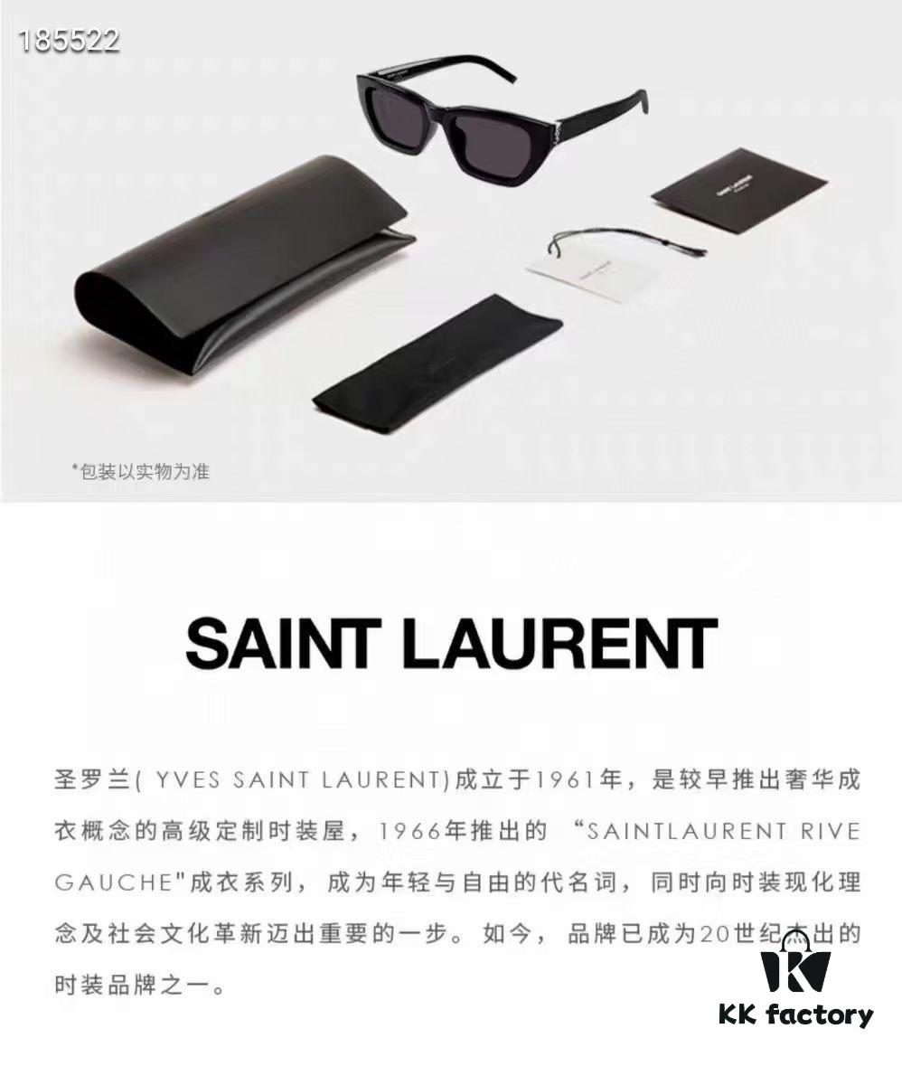 6931ac27ccd8ab3d7afa079d Saint Laurent SL M127/F Small Logo YSL Accent Sunglasses