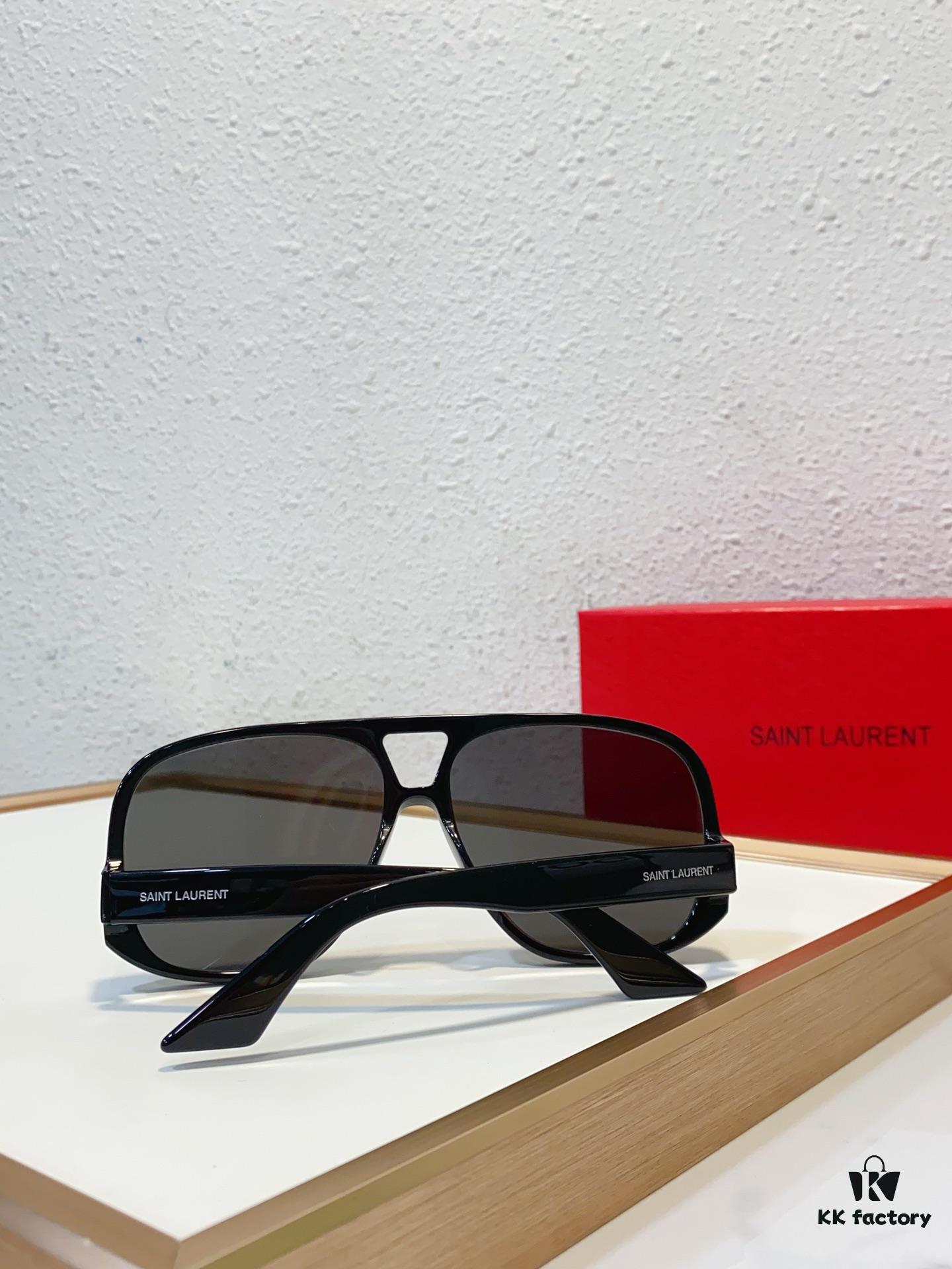 6931ac29ccd8ab3d7afa07ae SAINT LAURENT SL 652 SOLACE Double Bridge Sunglasses with Low Temple Design