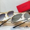 6931ac32ccd8ab3d7afa083e SAINT LAURENT SL 653/F LEON Dual-Bridge Sunglasses with Low Temple Design