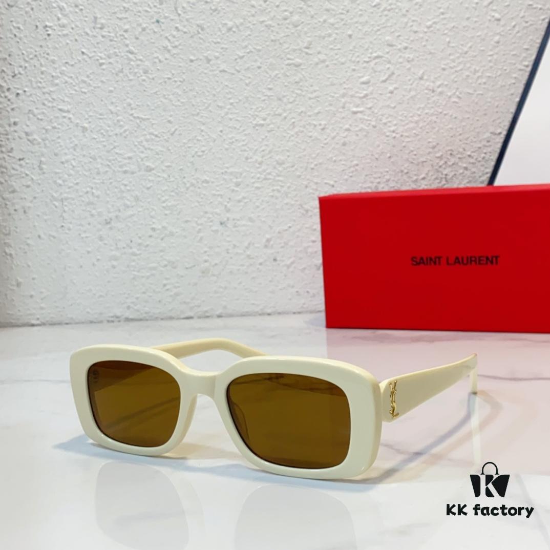 6931ac32ccd8ab3d7afa0842 120 SAINT LAURENT SL M130 with YSL Logo on Temples, Sleek and Stylish Design