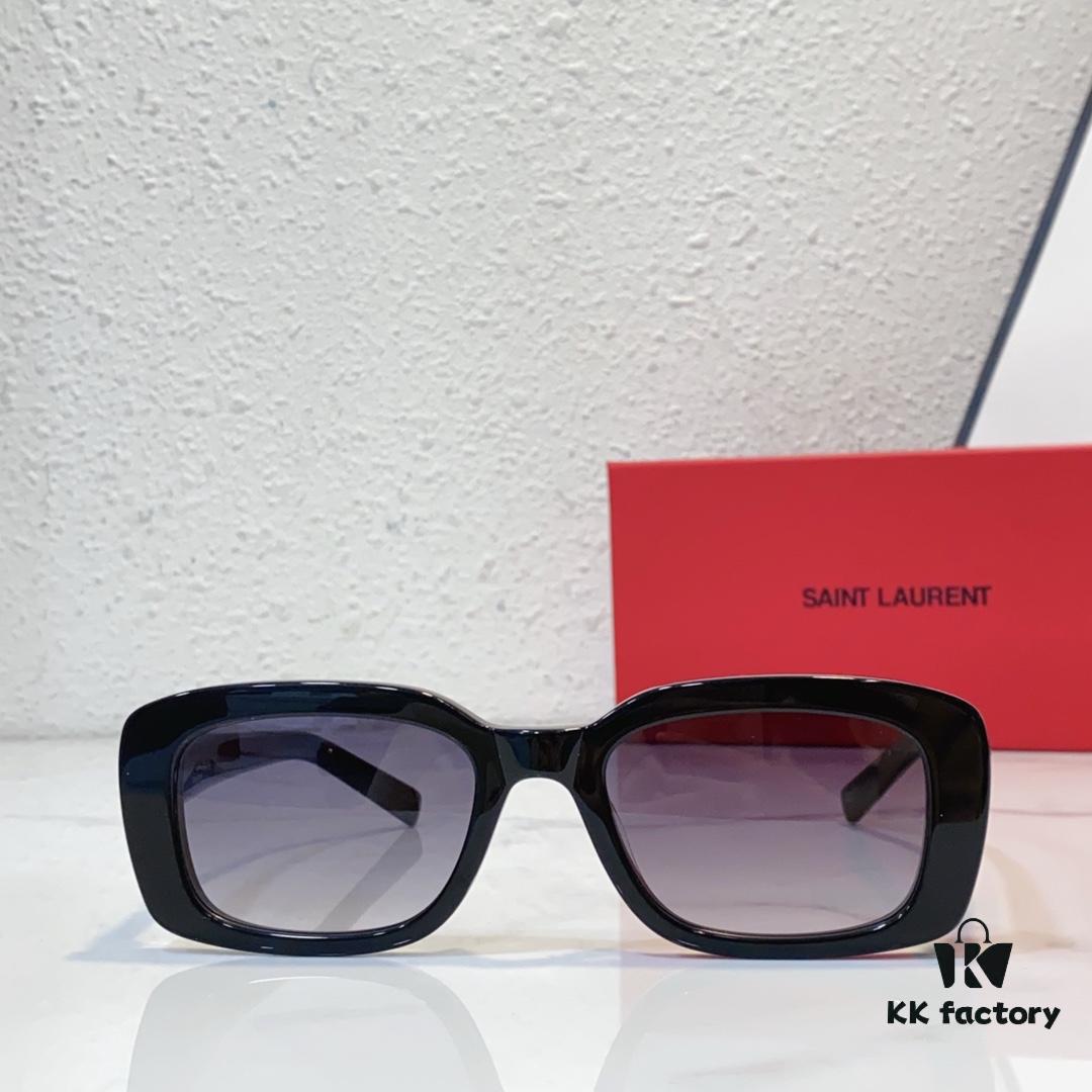 6931ac32ccd8ab3d7afa0845 120 SAINT LAURENT SL M130 with YSL Logo on Temples, Sleek and Stylish Design