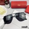 6931ac33ccd8ab3d7afa084d Cartier France - Polarized Resin HD Lens Sunglasses, Lightweight Metal Frame, Unisex Design, Model 80771