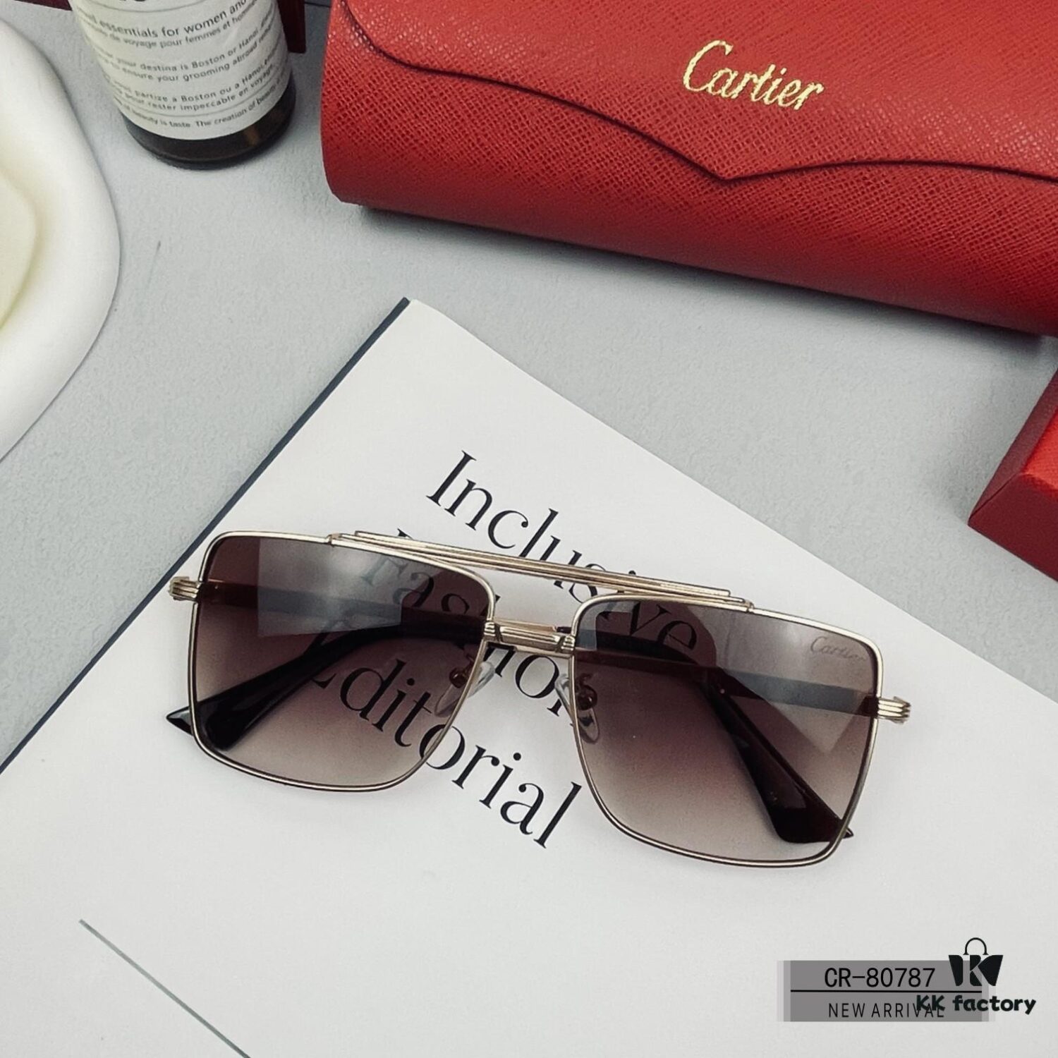 6931ac33ccd8ab3d7afa0856 French Cartier - Cartier | Polarized Sunglasses with Polylens Resin Lenses and Lightweight Metal Frame