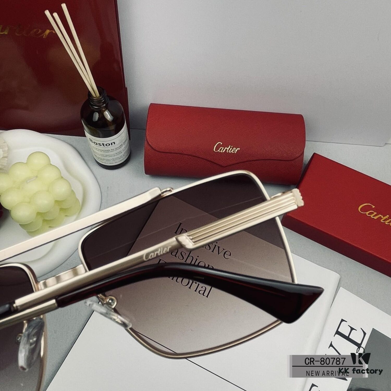 6931ac33ccd8ab3d7afa0859 French Cartier - Cartier | Polarized Sunglasses with Polylens Resin Lenses and Lightweight Metal Frame