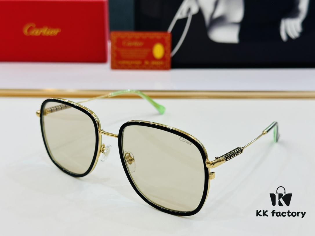 6931ac3dccd8ab3d7afa08eb New Arrival Cartier Model: CT0382S Size: 55□19-145 High-Quality Brand Iconic Designer Sunglasses
