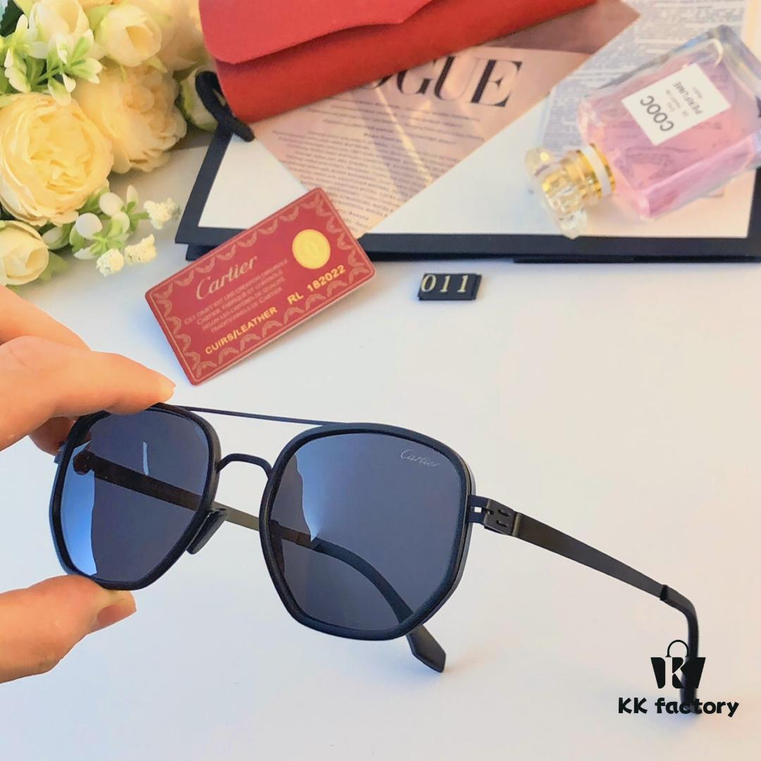 6931ac3dccd8ab3d7afa08f5 Cartier New Fashion Pilot Sunglasses with Metal Double Bridge, Luxury-Style Sunglasses Frame for Myopia, Polarized Men's Glasses 2024