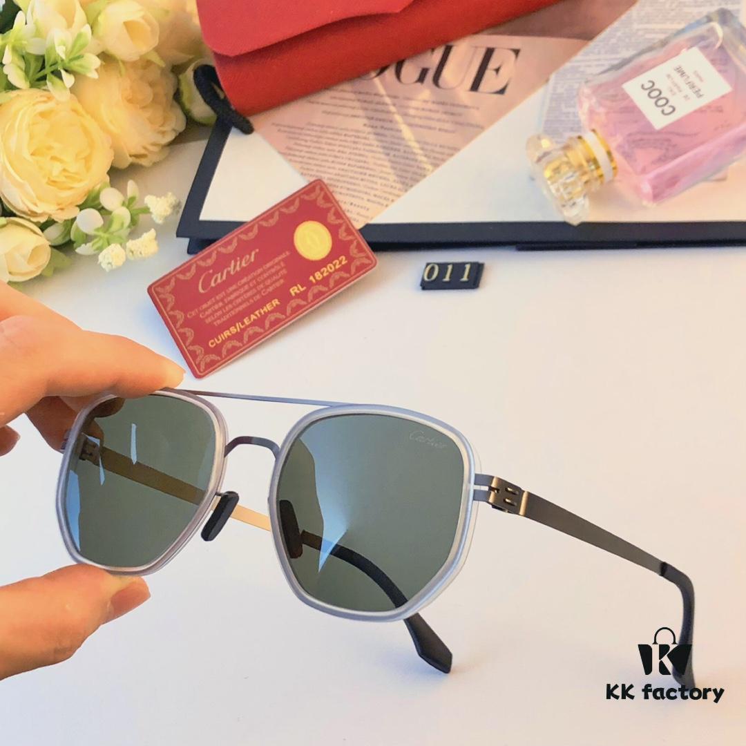 6931ac3dccd8ab3d7afa08f7 Cartier New Fashion Pilot Sunglasses with Metal Double Bridge, Luxury-Style Sunglasses Frame for Myopia, Polarized Men's Glasses 2024