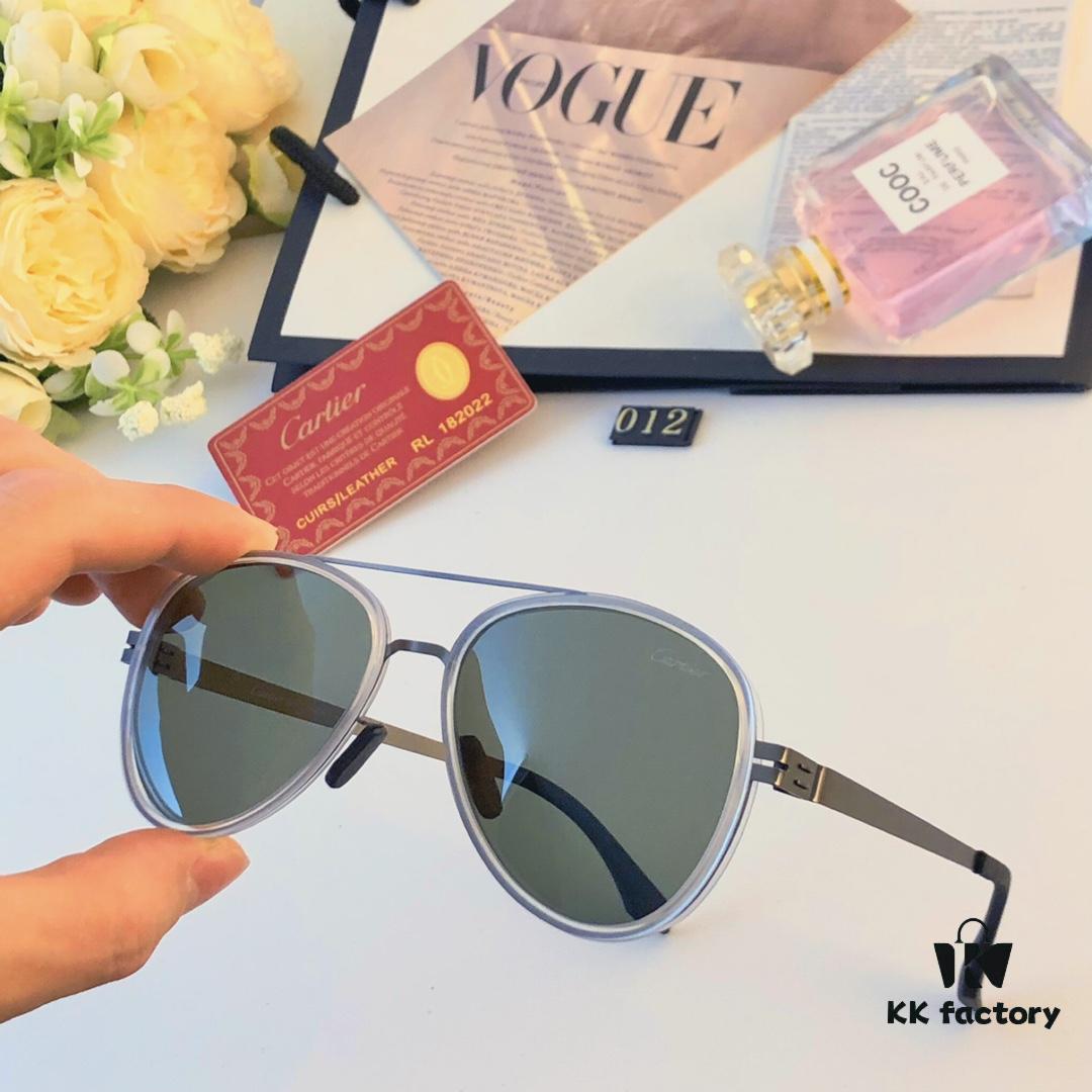6931ac3eccd8ab3d7afa08fe Cartier New Fashion Pilot Sunglasses with Metal Double Bridge, High-End Sunglass Frame for Men, Polarized 2024 Eyewear