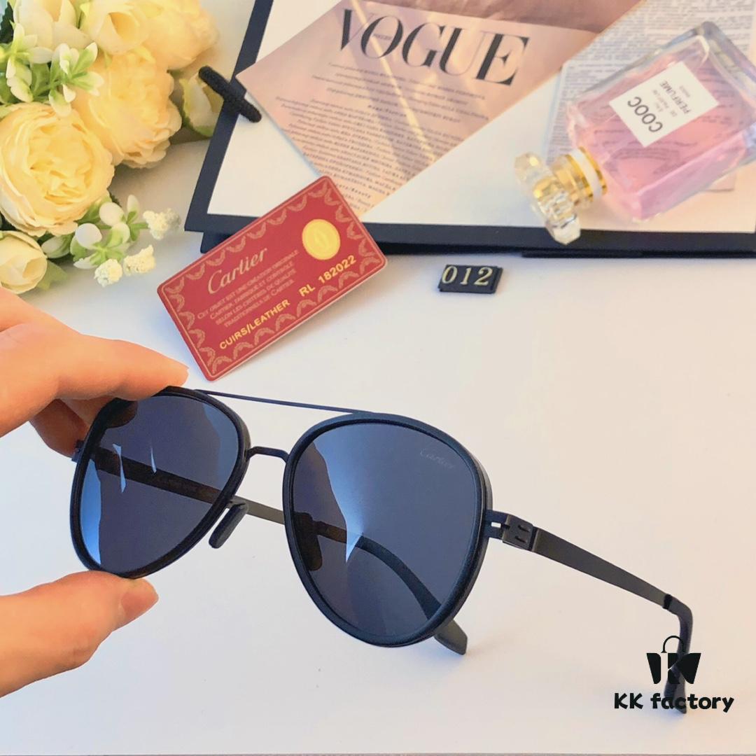6931ac3eccd8ab3d7afa08ff Cartier New Fashion Pilot Sunglasses with Metal Double Bridge, High-End Sunglass Frame for Men, Polarized 2024 Eyewear