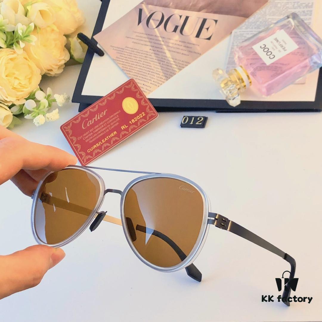 6931ac3eccd8ab3d7afa0900 Cartier New Fashion Pilot Sunglasses with Metal Double Bridge, High-End Sunglass Frame for Men, Polarized 2024 Eyewear