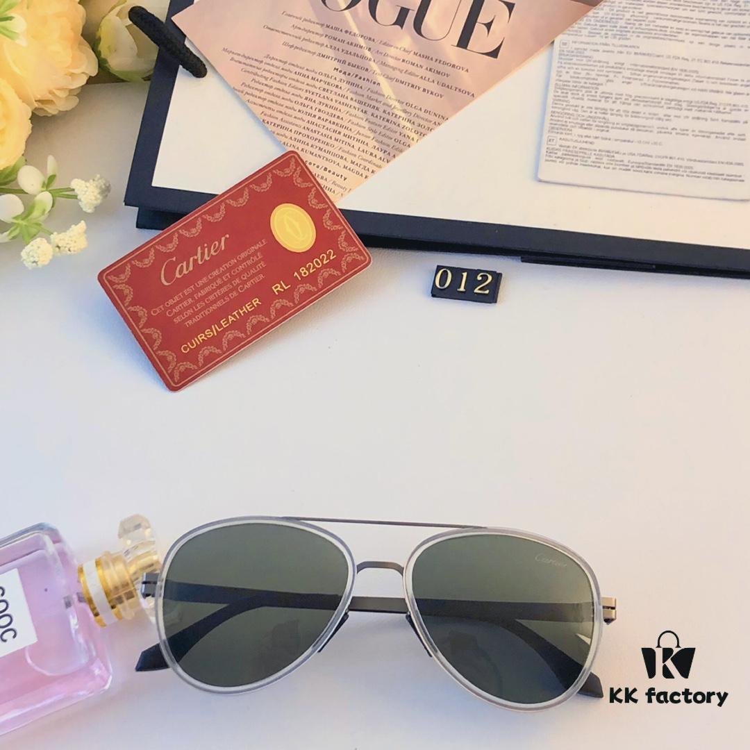 6931ac3eccd8ab3d7afa0903 Cartier New Fashion Pilot Sunglasses with Metal Double Bridge, High-End Sunglass Frame for Men, Polarized 2024 Eyewear