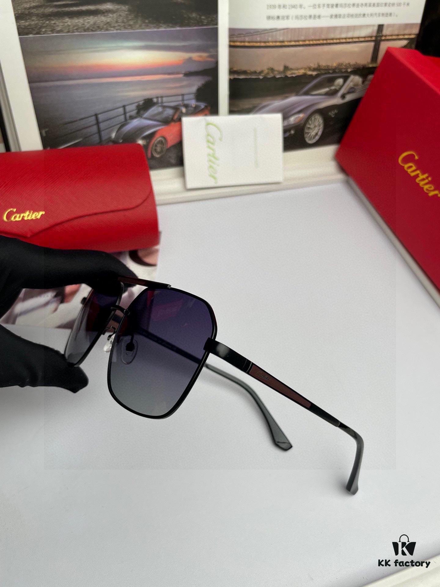 6931ac40ccd8ab3d7afa0926 New Arrival 💥 Brand: Cartier Unisex Polarized Sunglasses