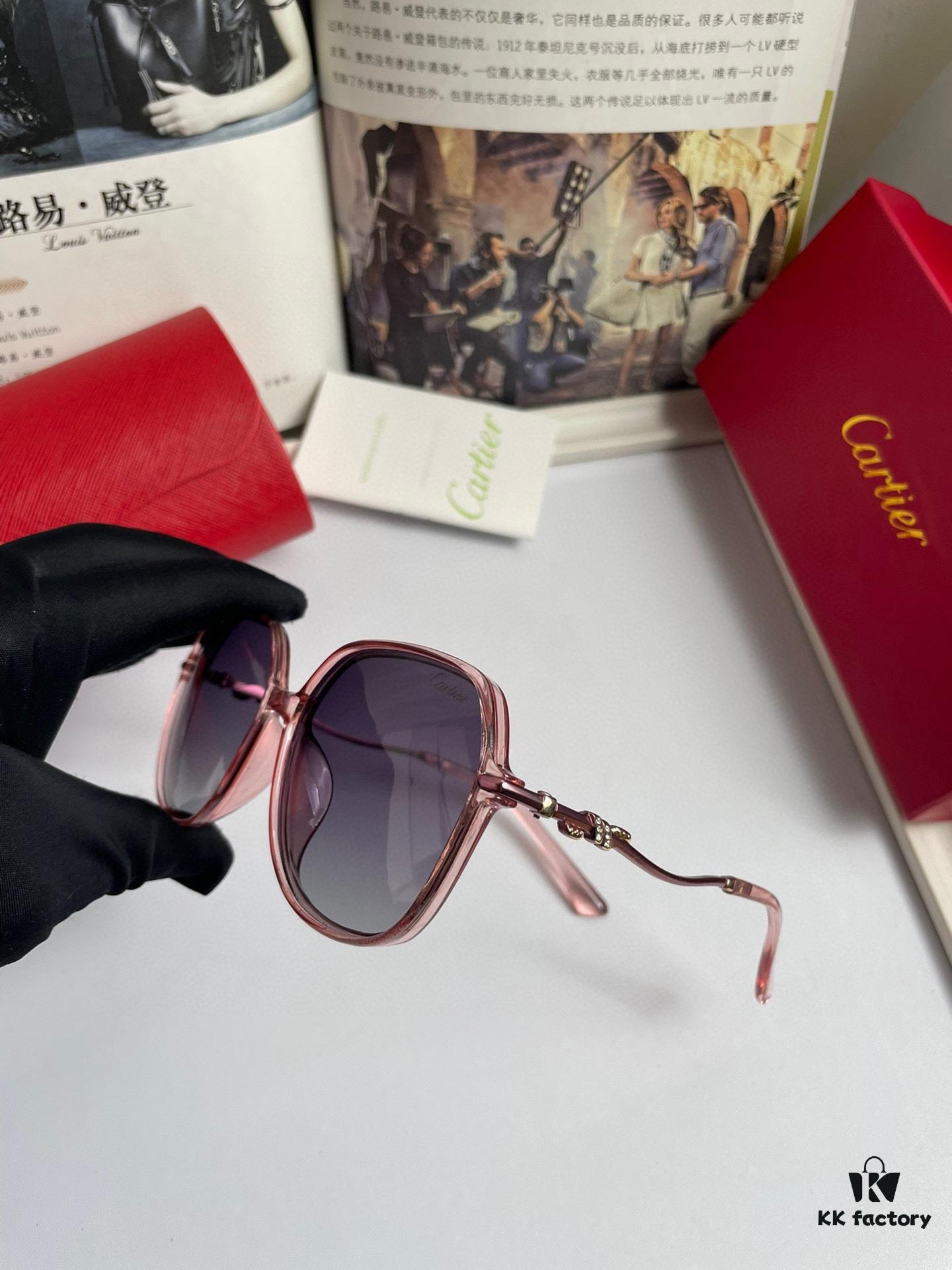 6931ac41ccd8ab3d7afa0930 New Women's Cartier Sunglasses with PC Frame and Temples; Imported POLAREX High-Definition Polarized Lenses. Versatile Oversized Sunglasses That Are Flattering and Slimming