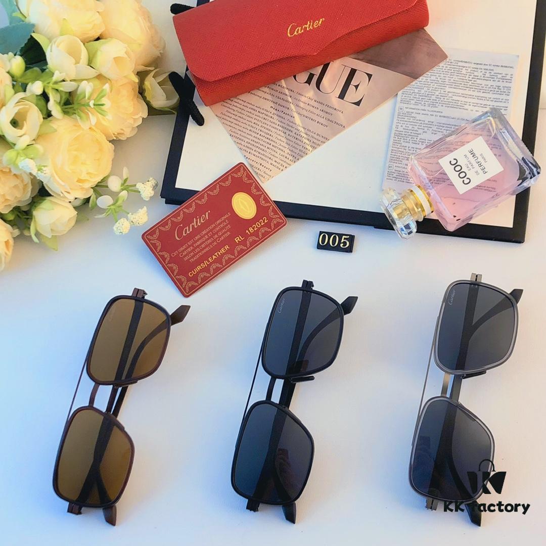 6931ac42ccd8ab3d7afa0944 Cartier New Fashion Pilot Sunglasses, Metal Dual-Bridge Polarized Sun Glasses for Men, 2024