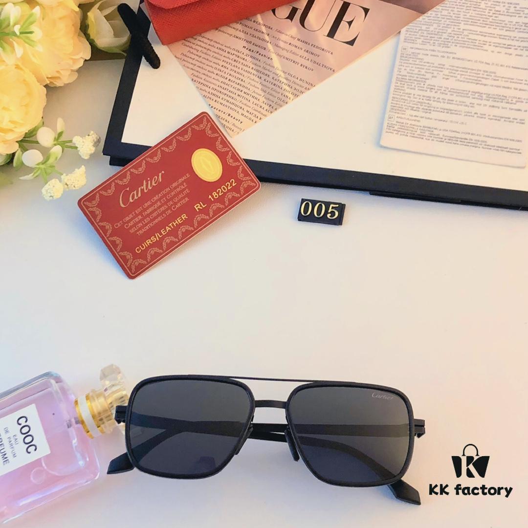 6931ac43ccd8ab3d7afa0949 Cartier New Fashion Pilot Sunglasses, Metal Dual-Bridge Polarized Sun Glasses for Men, 2024