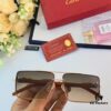 6931ac45ccd8ab3d7afa096d Cartier High-End Vintage Frameless Sunglasses for Men, Fashionable Square Unisex Eyewear, Ins Style