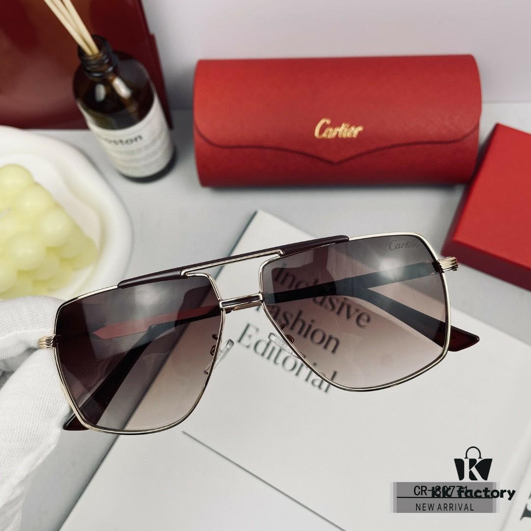 6931ac47ccd8ab3d7afa0989 Cartier France - Unisex Sunglasses Model 80771 with Polaroid HD Resin Lenses, Lightweight Metal Frame, Size 60-13-148