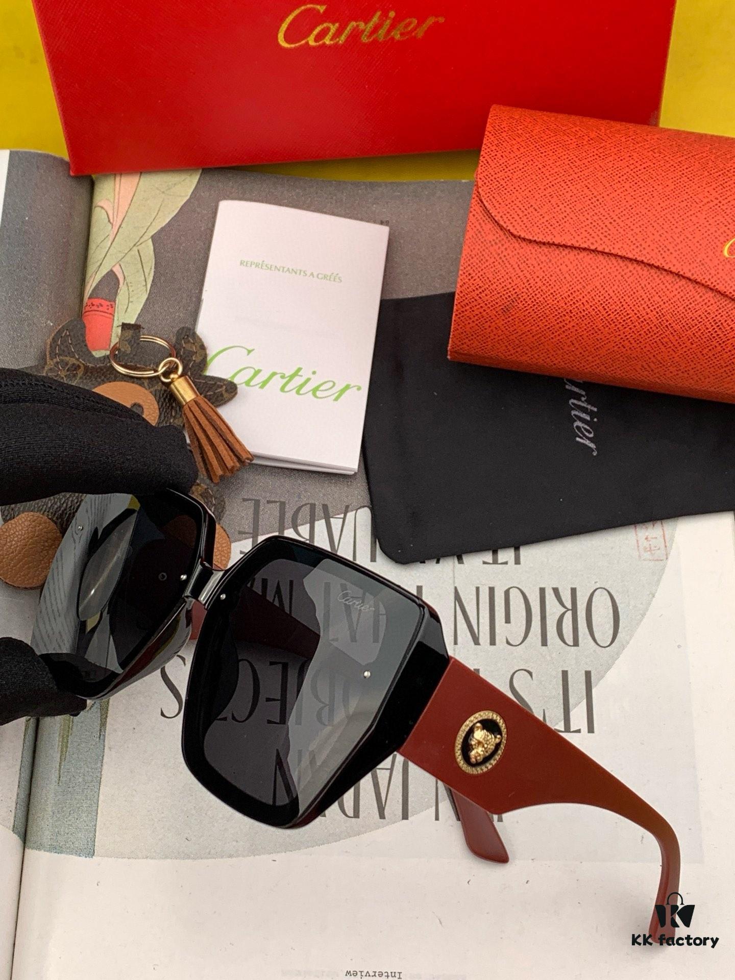 6931ac49ccd8ab3d7afa09ad Cartier 2024 New Women's Sunglasses, Elegant and Classic Frame Style