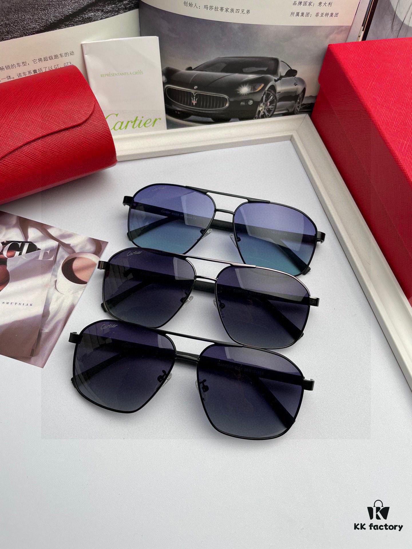 6931ac4cccd8ab3d7afa09e0 New Arrival 💥 Brand: Cartier Unisex Polarized Sunglasses