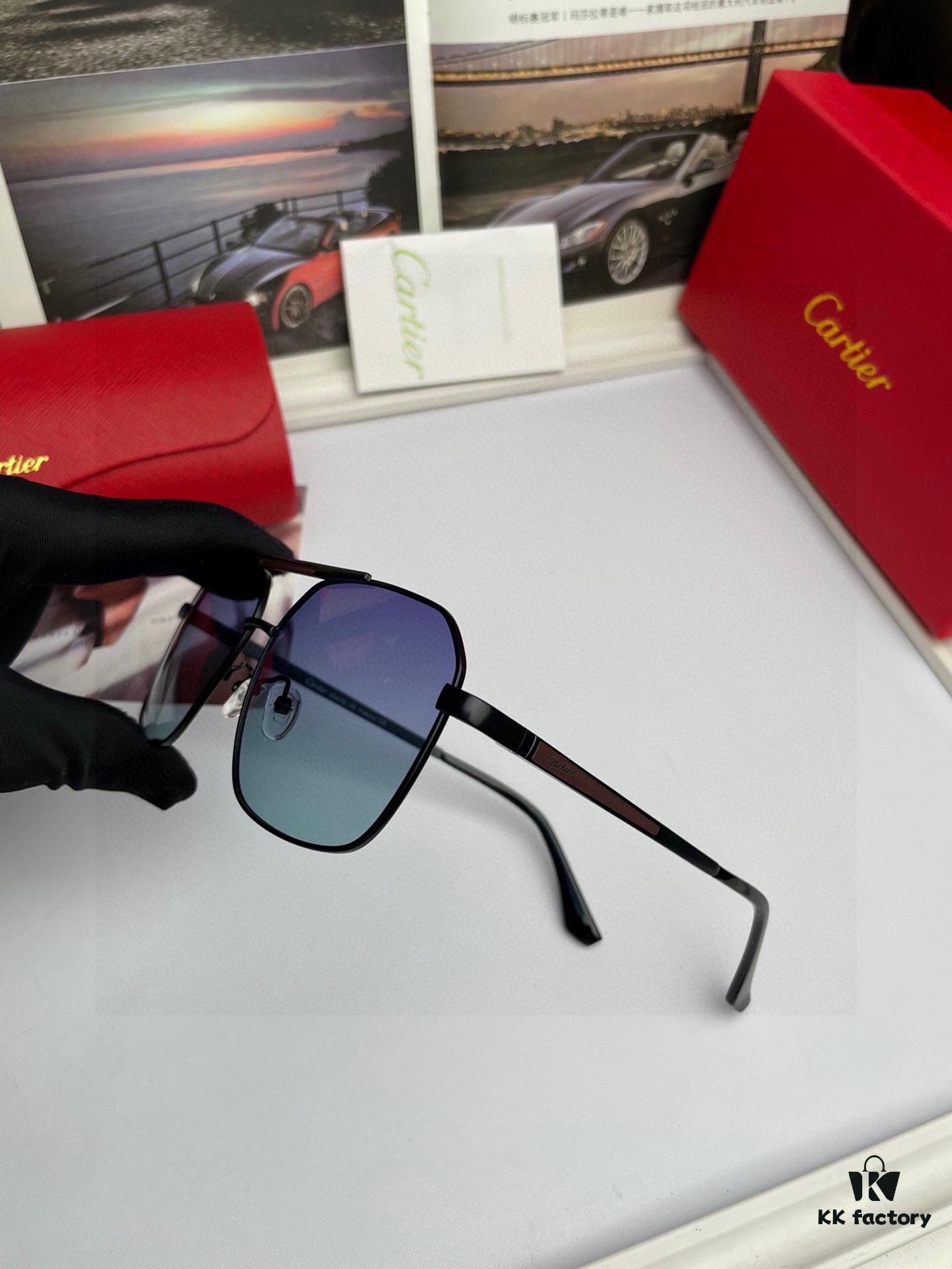 6931ac4cccd8ab3d7afa09e9 New Arrival 💥 Brand: Cartier Unisex Polarized Sunglasses