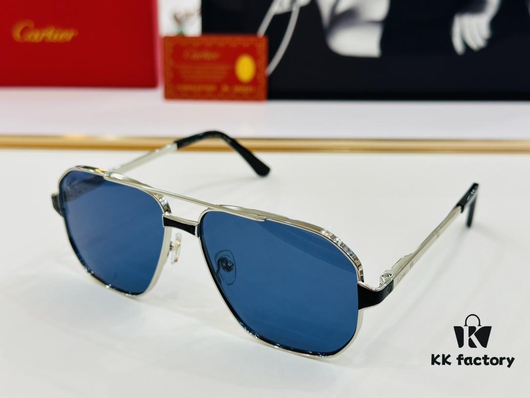 6931ac51ccd8ab3d7afa0a38 Cartier CT0424S Size: 59□14-143 Fashion Casual X Sunglasses