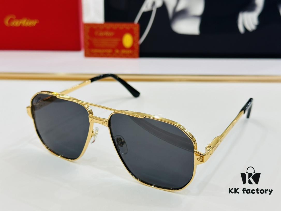 6931ac52ccd8ab3d7afa0a3a Cartier CT0424S Size: 59□14-143 Fashion Casual X Sunglasses