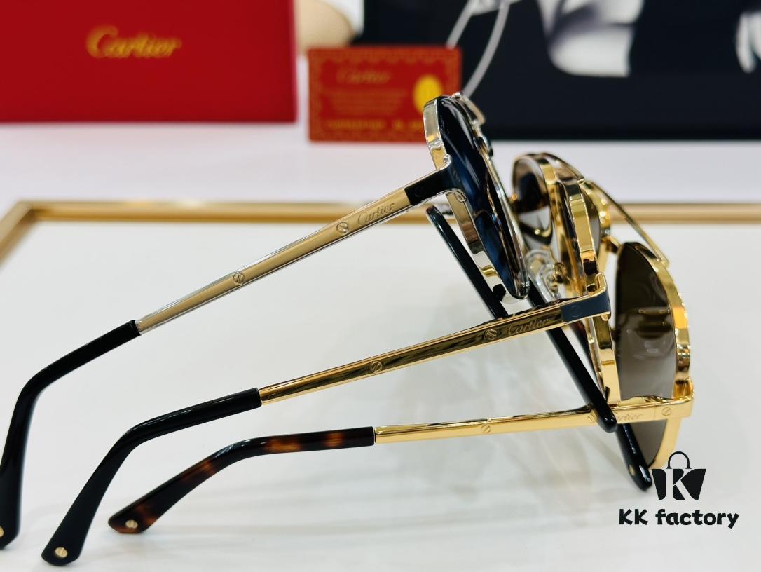 6931ac52ccd8ab3d7afa0a3d Cartier CT0424S Size: 59□14-143 Fashion Casual X Sunglasses