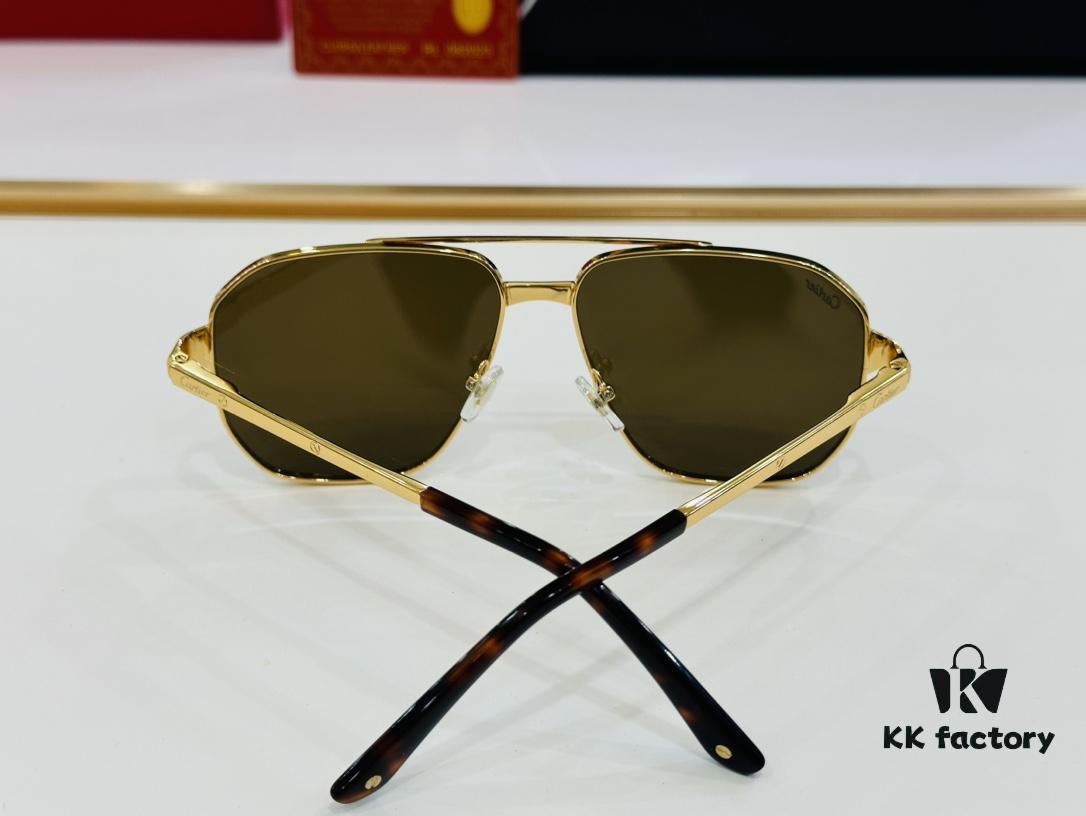 6931ac52ccd8ab3d7afa0a3e Cartier CT0424S Size: 59□14-143 Fashion Casual X Sunglasses
