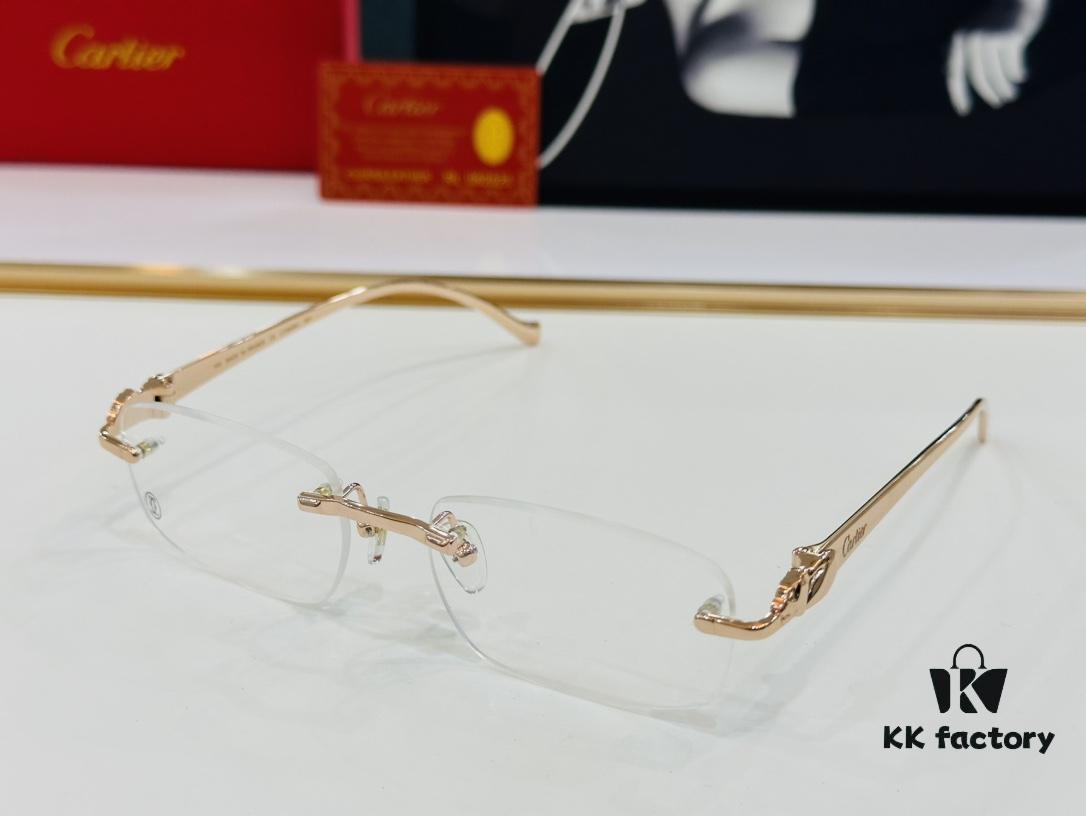 6931ac52ccd8ab3d7afa0a44 Cartier CT0061O Size: 55□18-130 Men's Sunglasses — Universal Fit, Comfortable Wear, Suitable for All Face Shapes, Can Be Fitted with Prescription Lenses