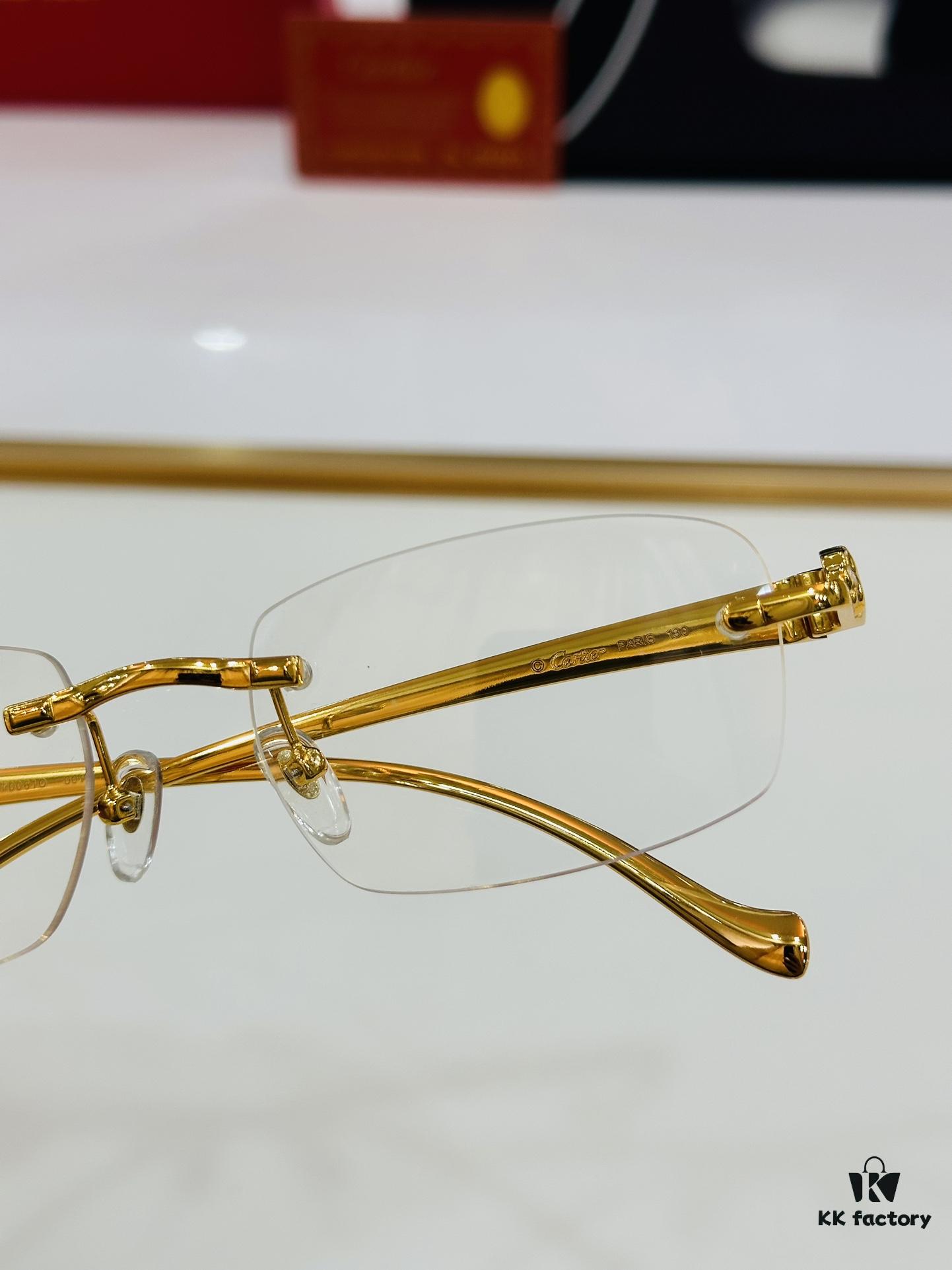 6931ac52ccd8ab3d7afa0a46 Cartier CT0061O Size: 55□18-130 Men's Sunglasses — Universal Fit, Comfortable Wear, Suitable for All Face Shapes, Can Be Fitted with Prescription Lenses