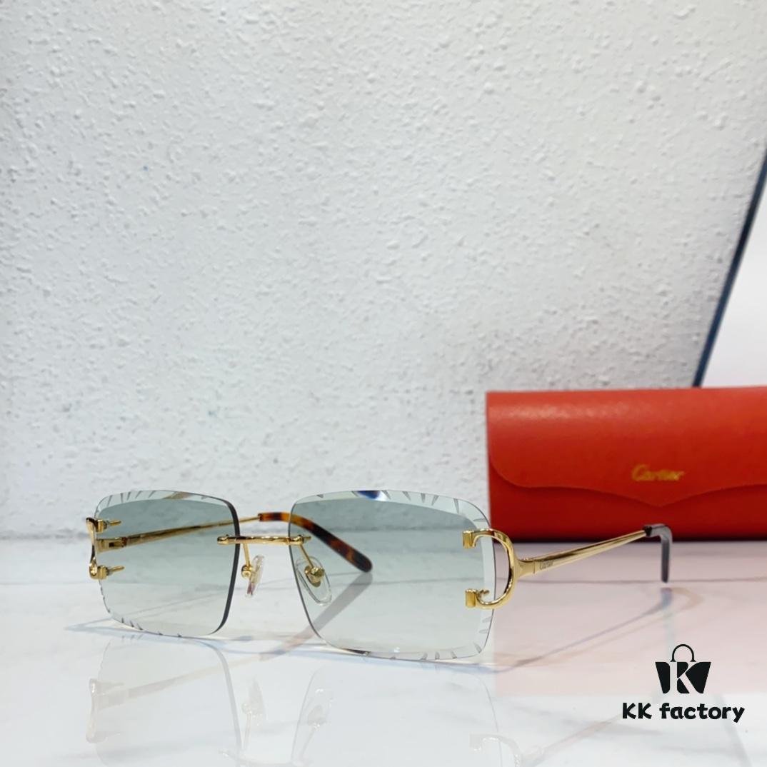 6931ac58ccd8ab3d7afa0a9c Cartier Official Website New Arrival Business Men's Frameless Eyeglasses, Ultra-Lightweight Frame, Original Order Quality, Excellent Craftsmanship and Detail, Suitable for Prescription Lenses Replacement MODERL: CT00920 SIZE: 59-19-140