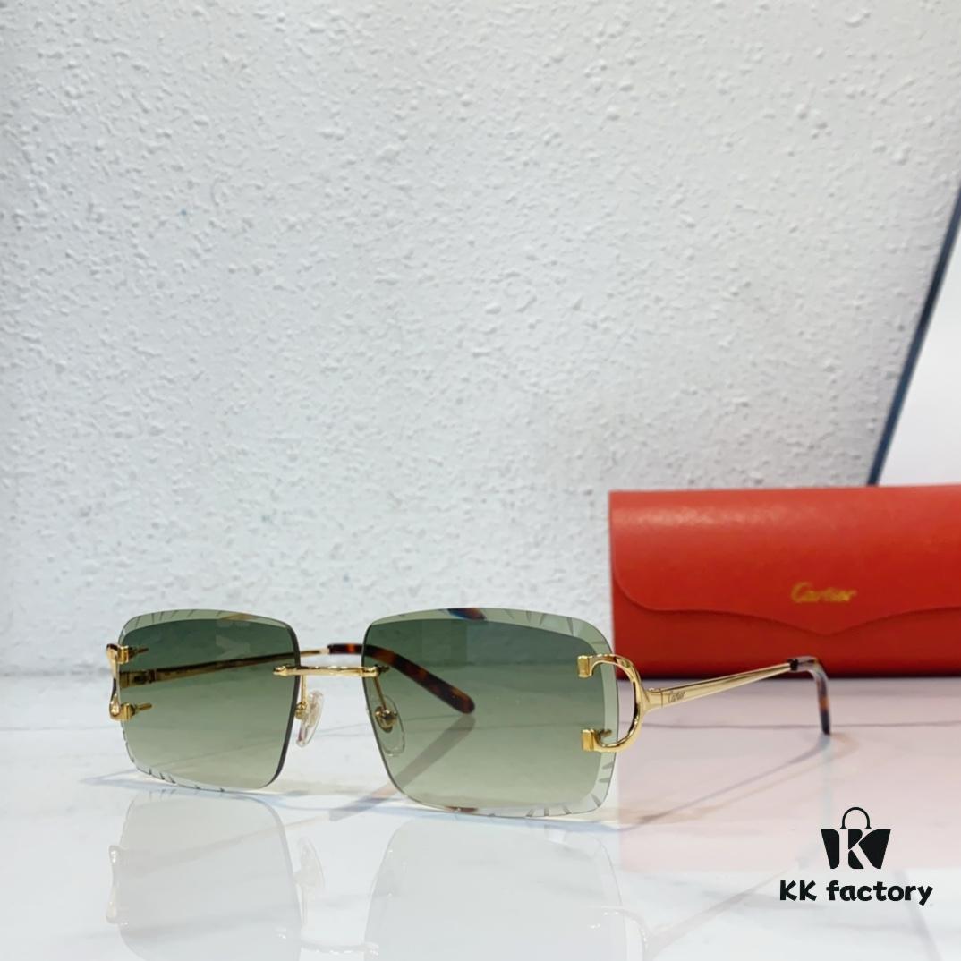 6931ac58ccd8ab3d7afa0a9d Cartier Official Website New Arrival Business Men's Frameless Eyeglasses, Ultra-Lightweight Frame, Original Order Quality, Excellent Craftsmanship and Detail, Suitable for Prescription Lenses Replacement MODERL: CT00920 SIZE: 59-19-140