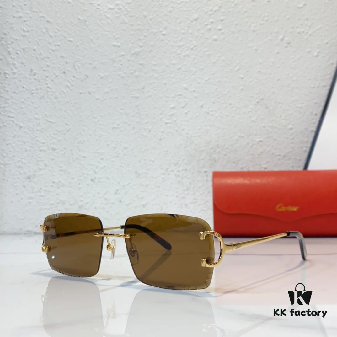 6931ac58ccd8ab3d7afa0aa1 Cartier Official Website New Arrival Business Men's Frameless Eyeglasses, Ultra-Lightweight Frame, Original Order Quality, Excellent Craftsmanship and Detail, Suitable for Prescription Lenses Replacement MODERL: CT00920 SIZE: 59-19-140