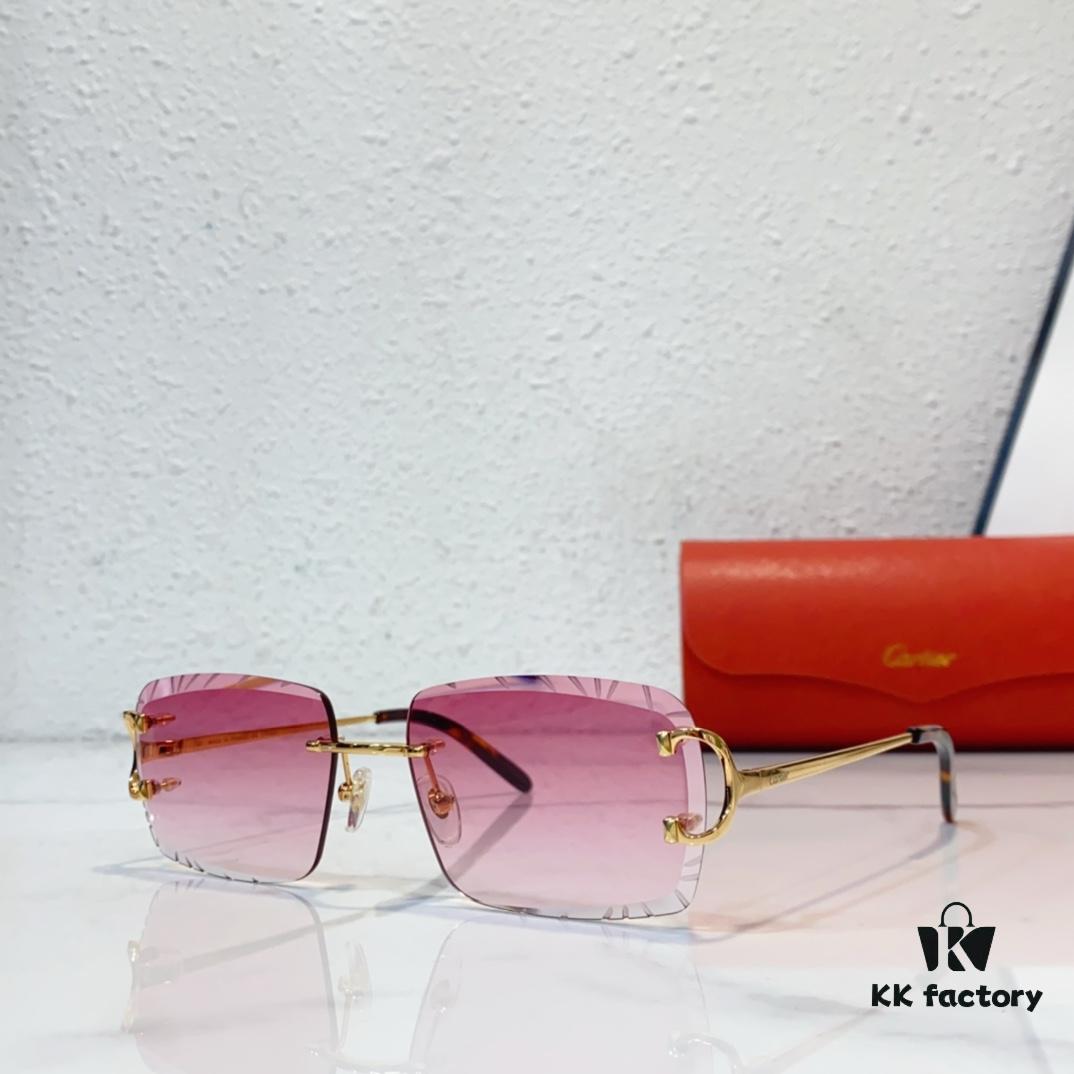 6931ac58ccd8ab3d7afa0aa2 Cartier Official Website New Arrival Business Men's Frameless Eyeglasses, Ultra-Lightweight Frame, Original Order Quality, Excellent Craftsmanship and Detail, Suitable for Prescription Lenses Replacement MODERL: CT00920 SIZE: 59-19-140