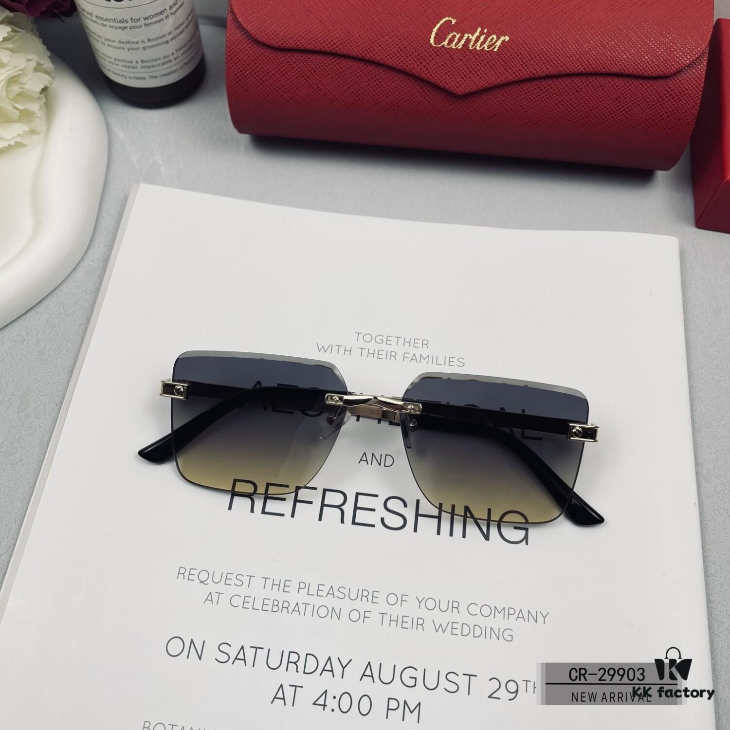 6931ac59ccd8ab3d7afa0ab2 French Cartier - Cartier, Polarized Resin Lenses by Polaroid, Lightweight Metal Frame for Comfortable Wear, Size: 60-13-148, New Arrival Sunglasses Reduce Glare, Block Harmful Radiation, Essential for Travel and Styling, Suitable for Driving, Original Quality – Simple Yet Luxurious, Must-Have for Men