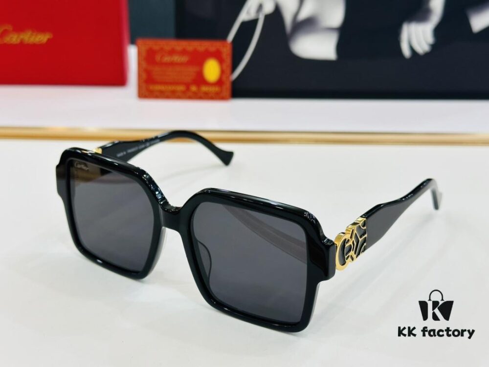 6931ac5bccd8ab3d7afa0ad1 Cartier CT9199 Size: 55□16-145 Fashionable and Casual Sunglasses